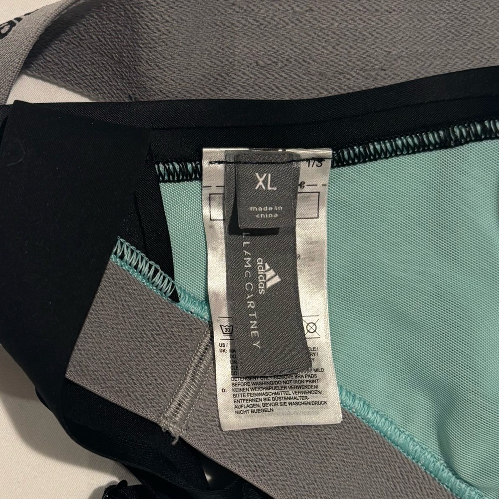 Adidas x Stella McCartney Aqua-Green 'Truepurpose' Sports Bra XL - Picture 4 of 8